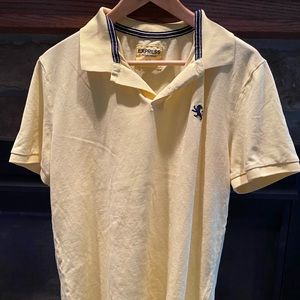Yellow Polo with Navy Detail Express